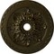 Ekena Millwork Bordeaux Deluxe Ceiling Medallion (Fits Canopies up to 4"), 23 5/8"OD x 3"ID x 2"P, Green Gold CM23BOGGS - alternate 1